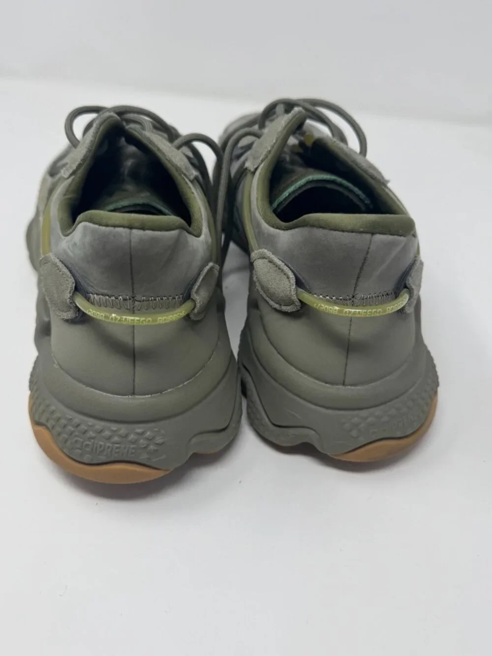 Adidas OZWEEGO Olive Green Suede Sneakers Men's Size 13