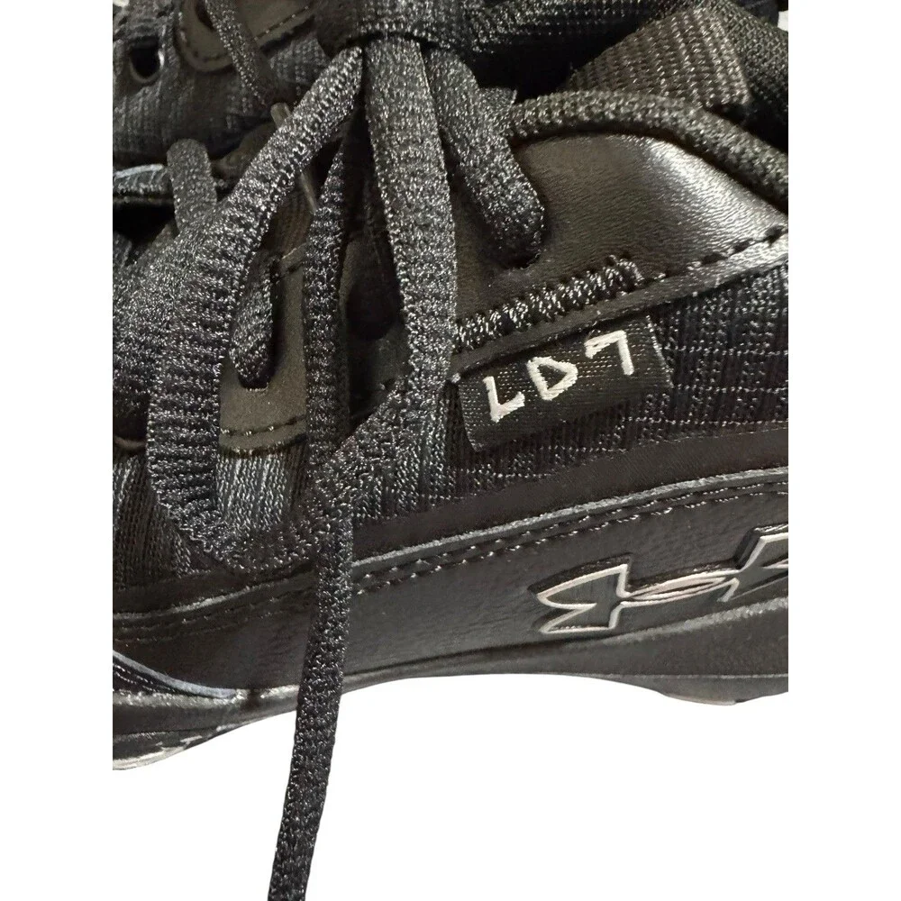 Under Armour UA GS Lockdown 7 Black/Black Kids 4Y New