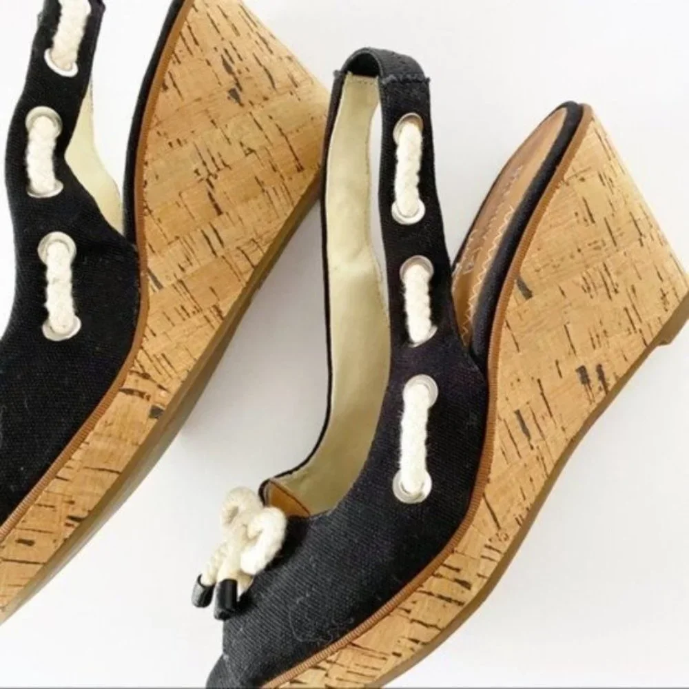 Sperry black canvas