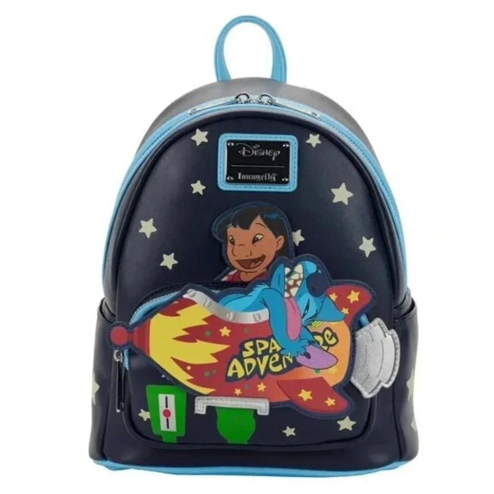 Loungefly Disney Lilo & Stitch Space Adventure‎ Glow in the Dark Mini Backpack