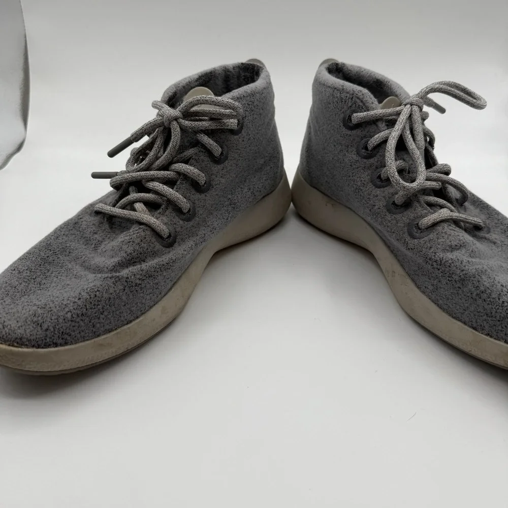 Allbirds Wool Runner Up Mizzles Shoes Sneakers Mens 11 Gray‎ High Top Merino