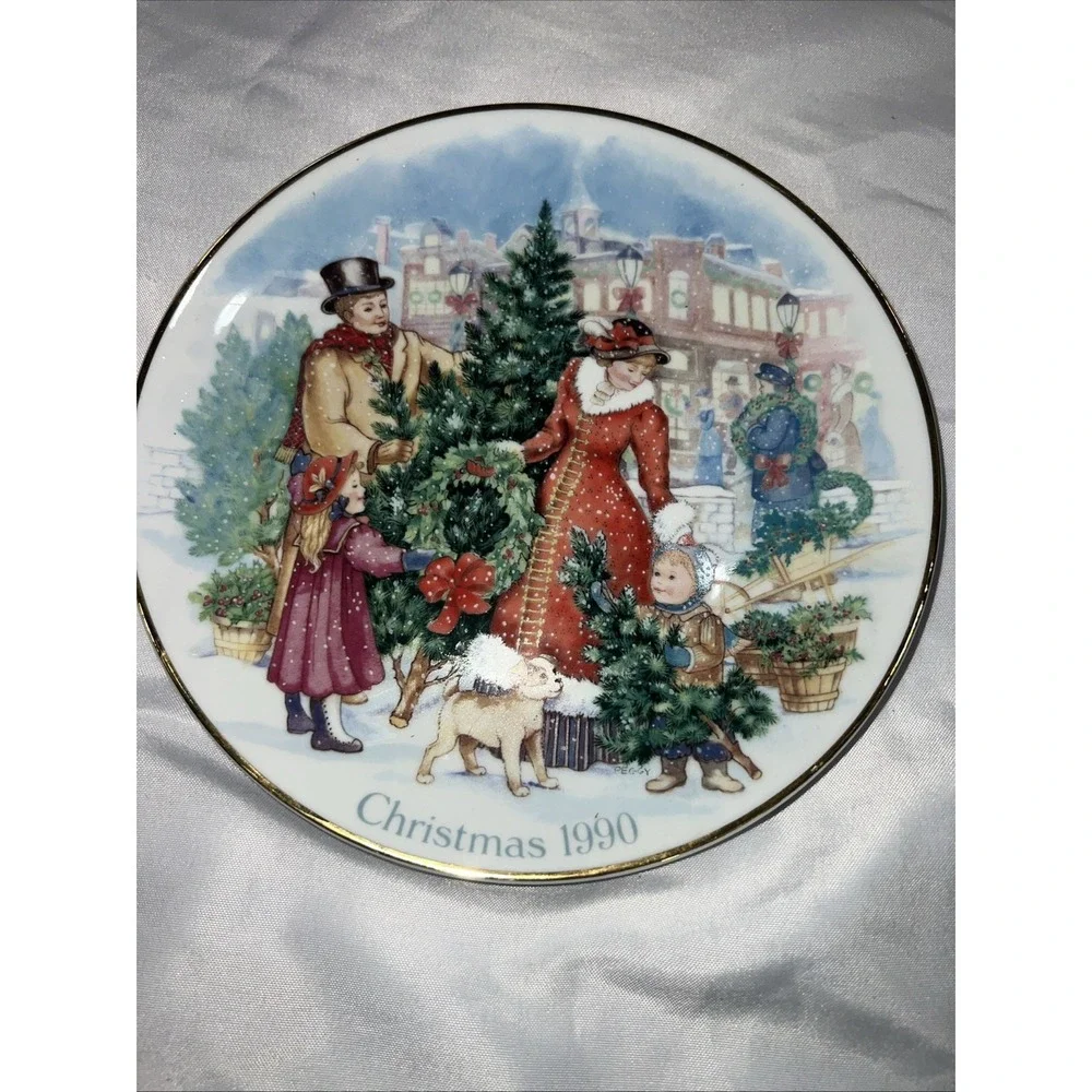 VTG, Avon, 1990, Source of Fine Collectibles, Bringing Christmas Home, 8