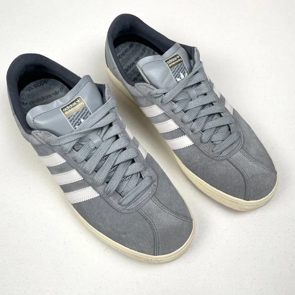 Adidas Lo Pro Skateboarding Sneakers‎ Mens 11 Gray Blue Suede Streetwear 2009