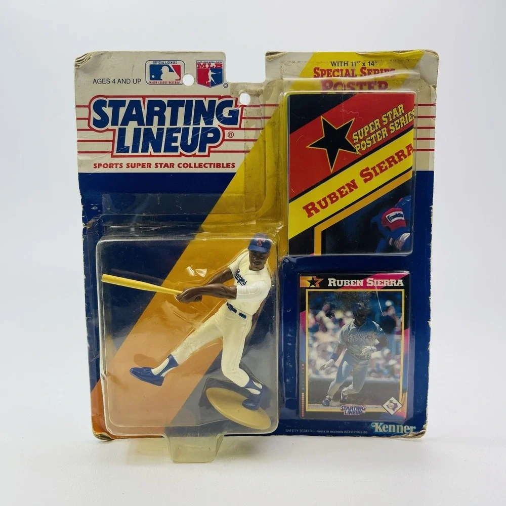 Ruben Sierra Texas Rangers Kenner Toys Starting Lineup MLB 1992
