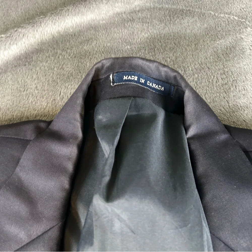 Lauren‎ Ralph Lauren Blazer Sport Coat Men 43R Navy Blue Gold Buttons 100% Wool