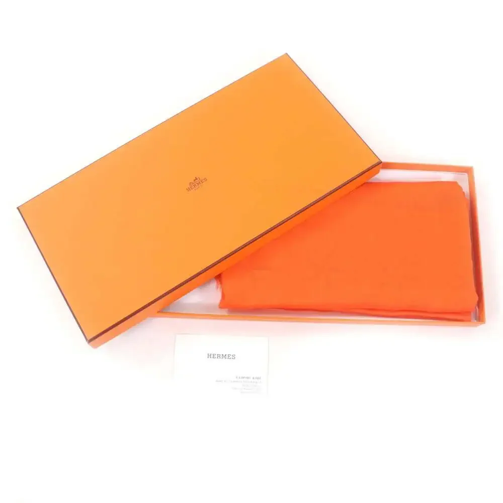 Hermes orange silk