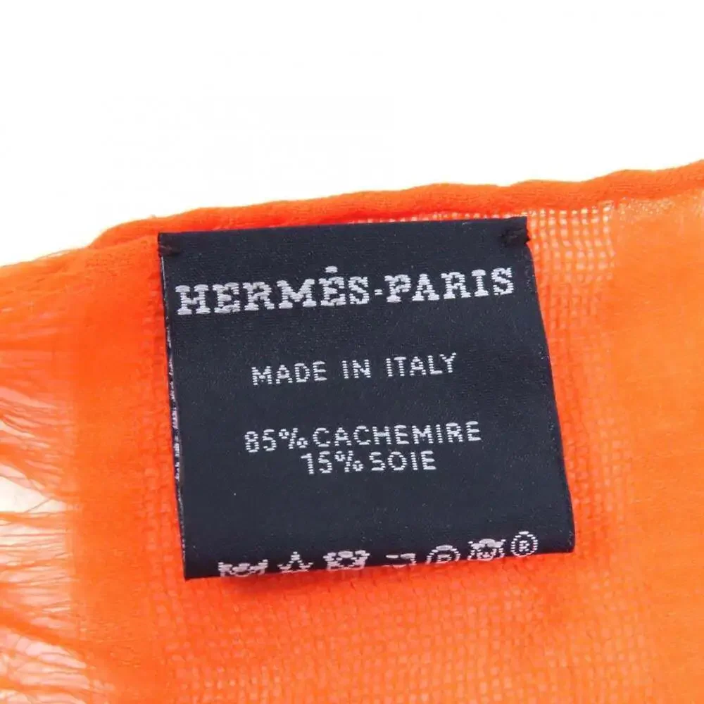 Hermes orange silk
