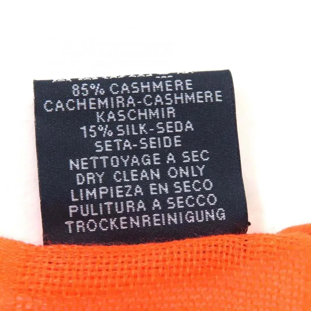 Hermes orange silk