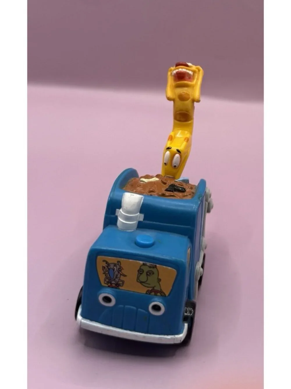 1999 Nickelodeon  Cat Dog  Pull Garbage Truck Pull String Back Burger King