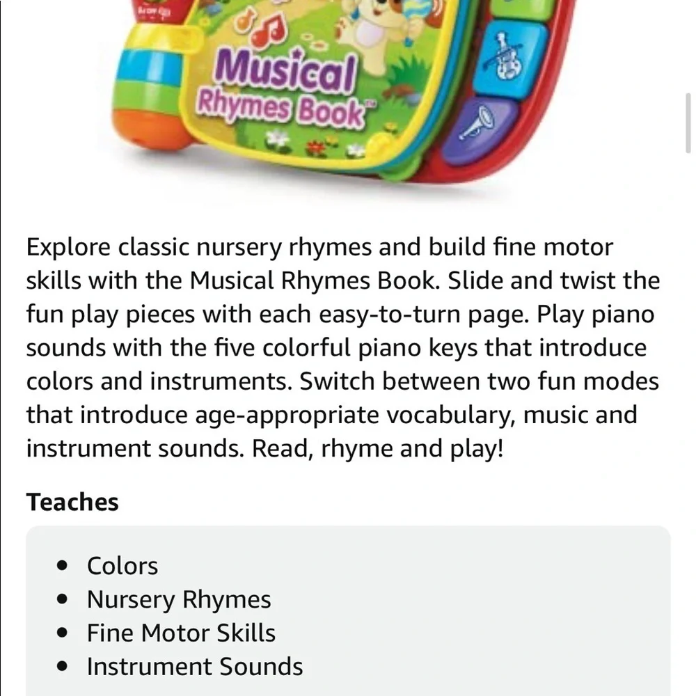 vtech children’s musical