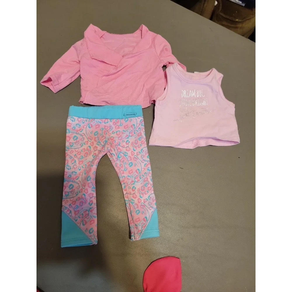 American Girl Doll YOG-AHH Outfit for 18-inch YOGA exercise suit 3pc