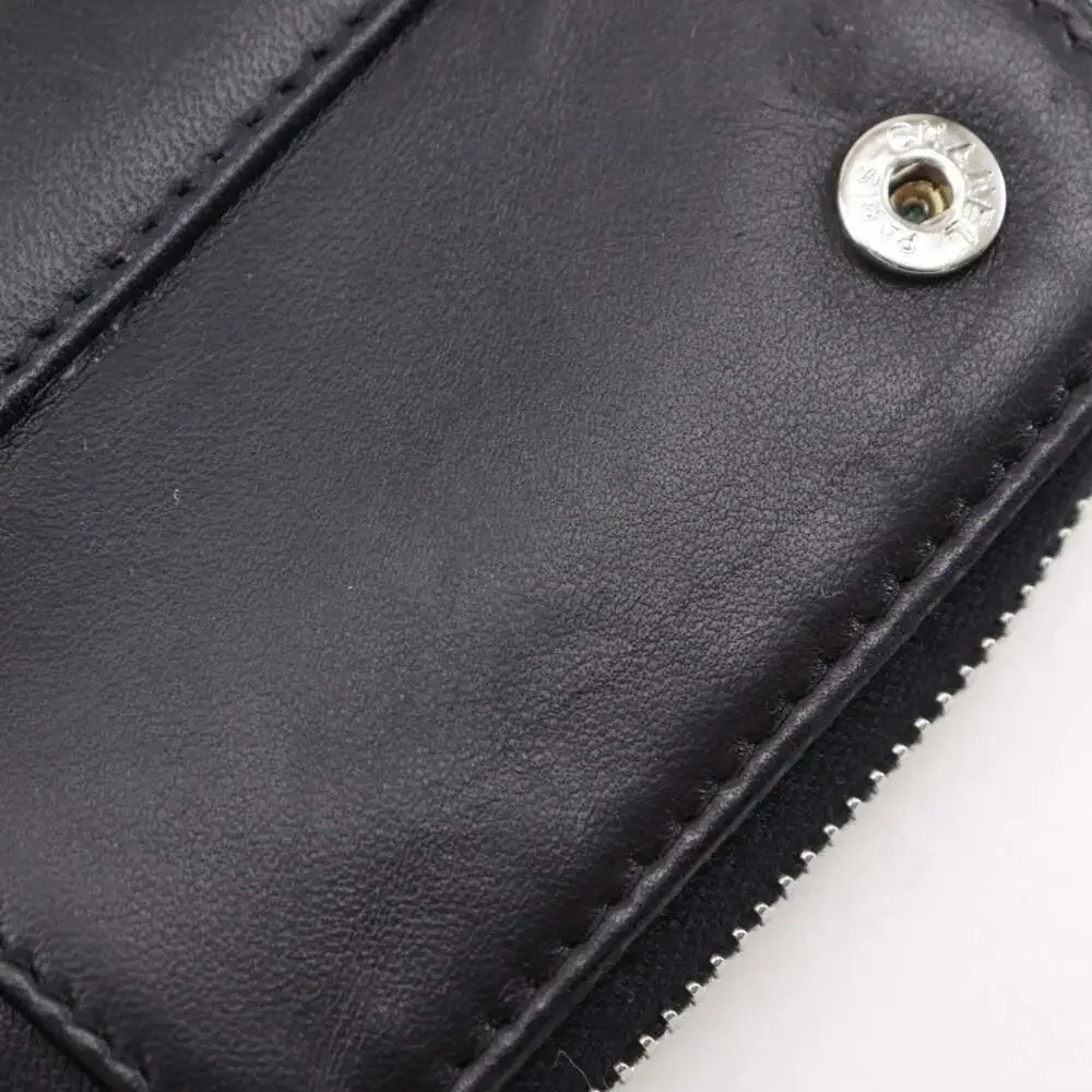 CHANEL black lambskin