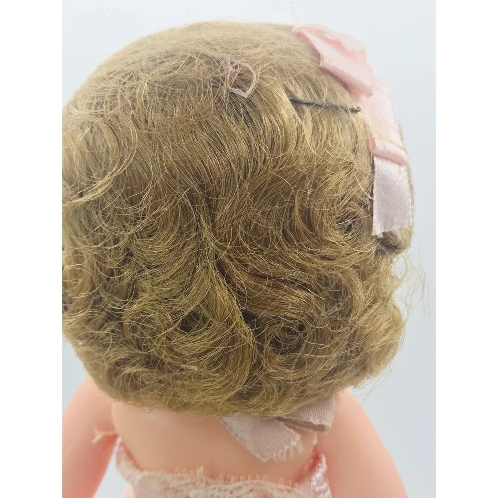 Vintage Shirley Temple Doll Ideal Toy Corp Pink Lace Dress Original Box 12in