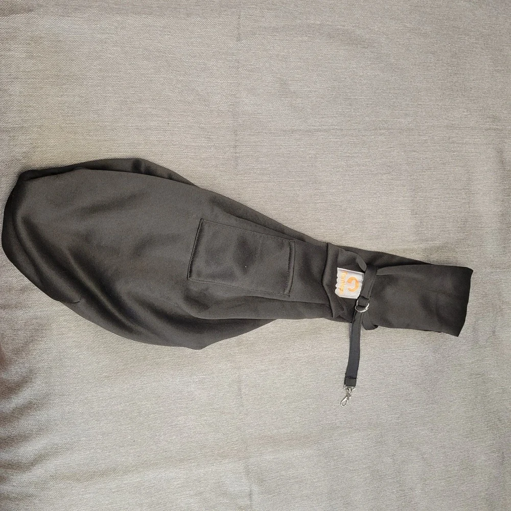 Tomkas Small Pet Sling Carrier Black Gingham with Pocket Medium Dog Cat Bag