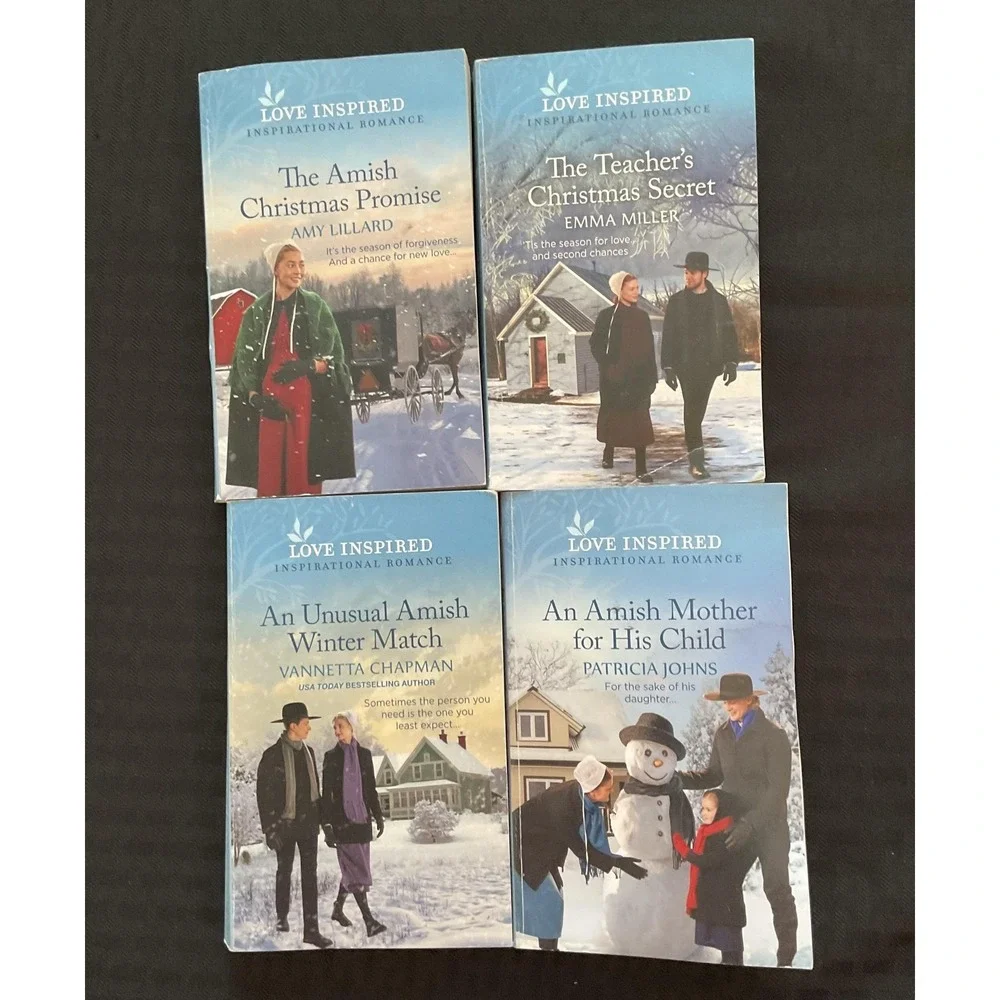 Love Inspired Amish Christmas Romance Books Lot Set Amy Lillard Chapman