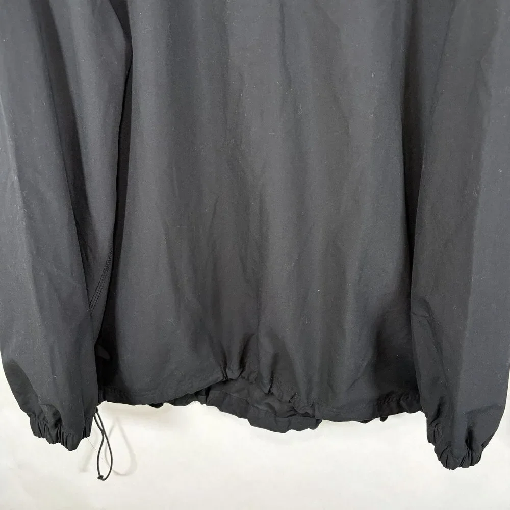 Adidas Climashell Wind 1/4 Zip Pullover Windbreaker Golf Jacket Mens XL Black