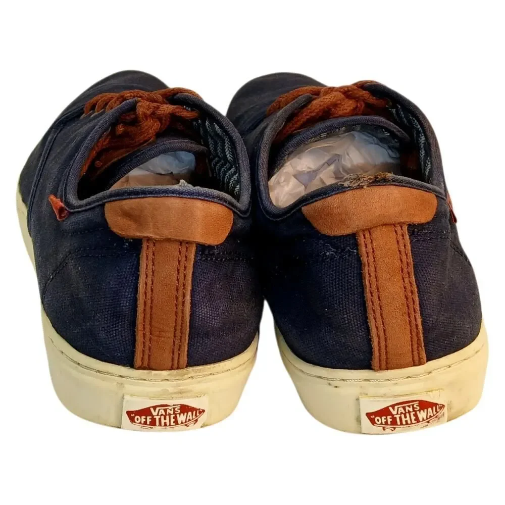 Vans Off The Wall SK8 Men's Sneakers - Dark Blue & Brown - Size 11 1/2