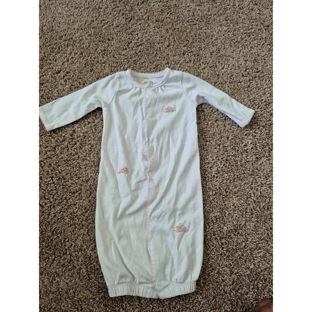 Mudpie bunny gown size 0-3 months 100% cotton