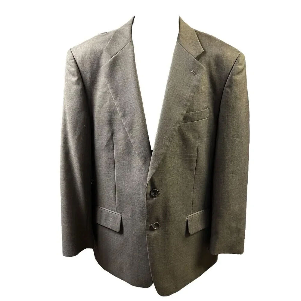 Richard Harris Sport Coat Jacket 2-Button Wool 40R‎ Ventless Lined Workingcore