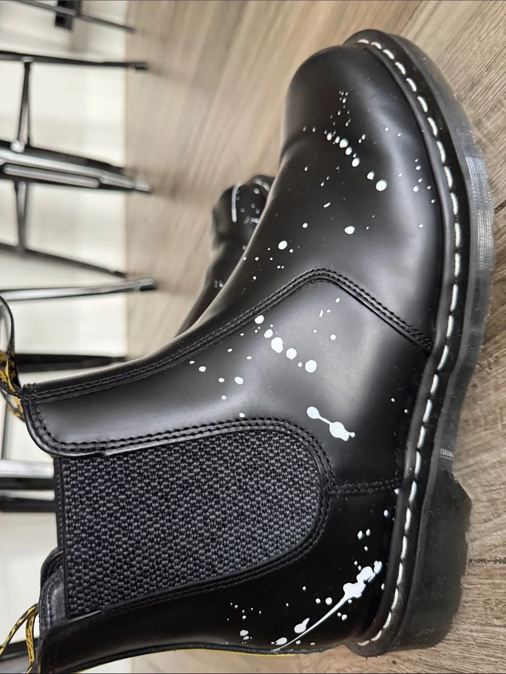 Neighborhood black leather