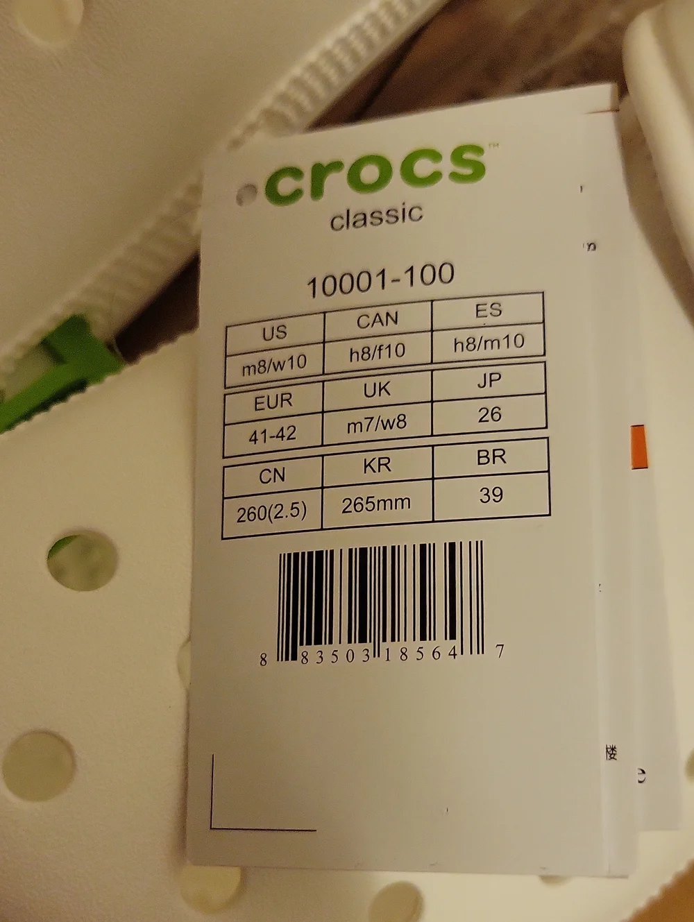 CROCS nwt unisex