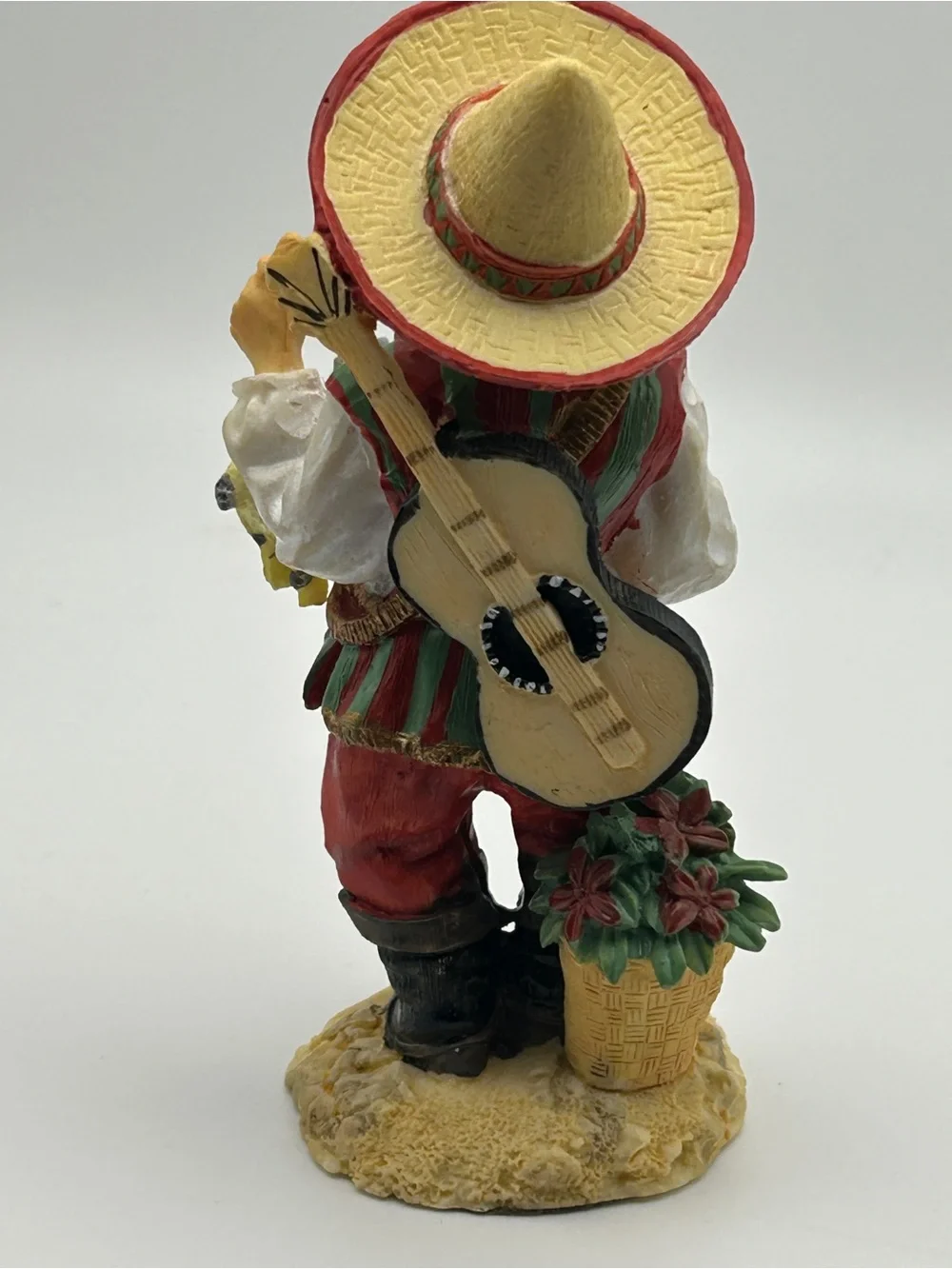 1993 Pancho Navidad Mexico Santa Figurine SC14 International Collection Box