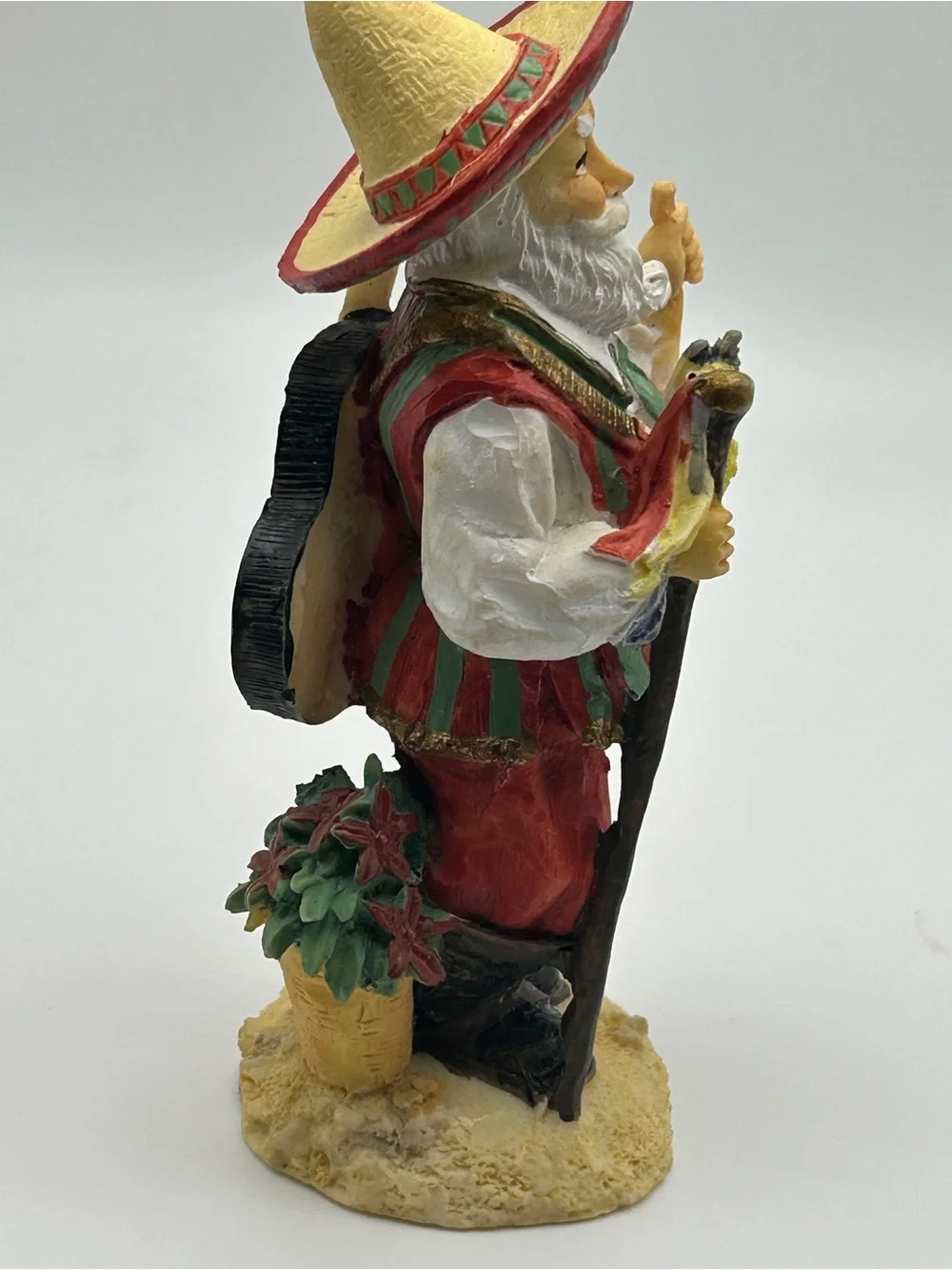 1993 Pancho Navidad Mexico Santa Figurine SC14 International Collection Box