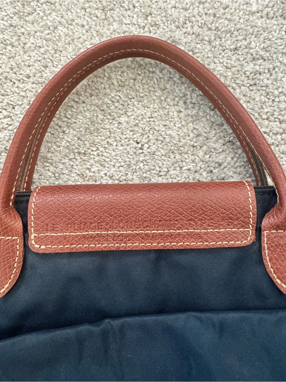 Longchamp navy nylon