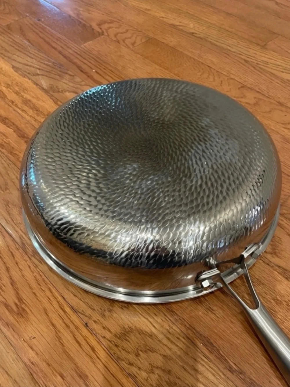 Plateful titanium frying