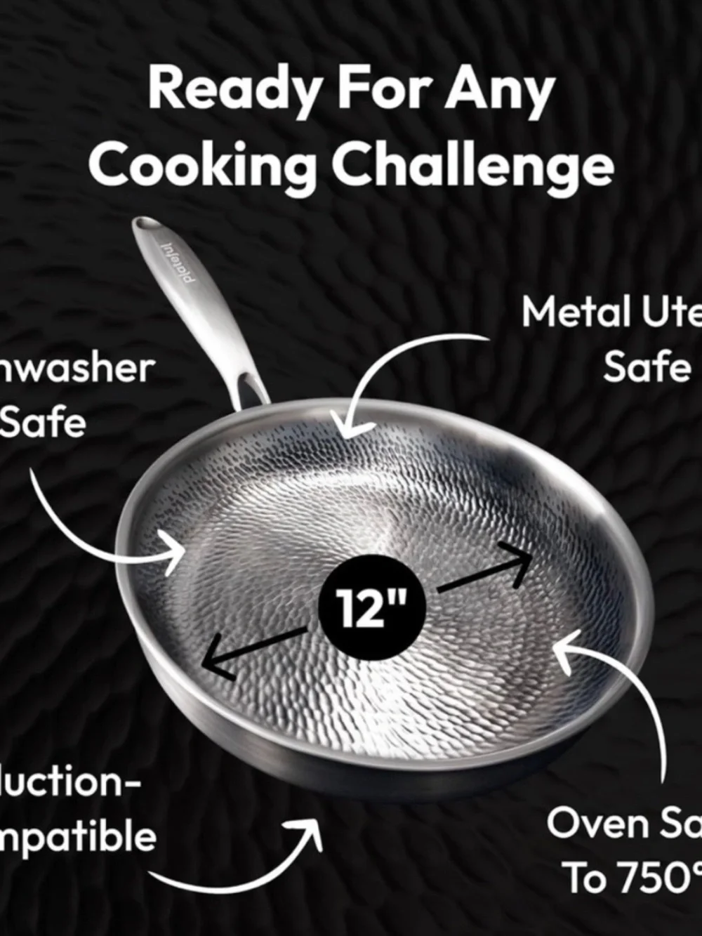 Plateful titanium frying