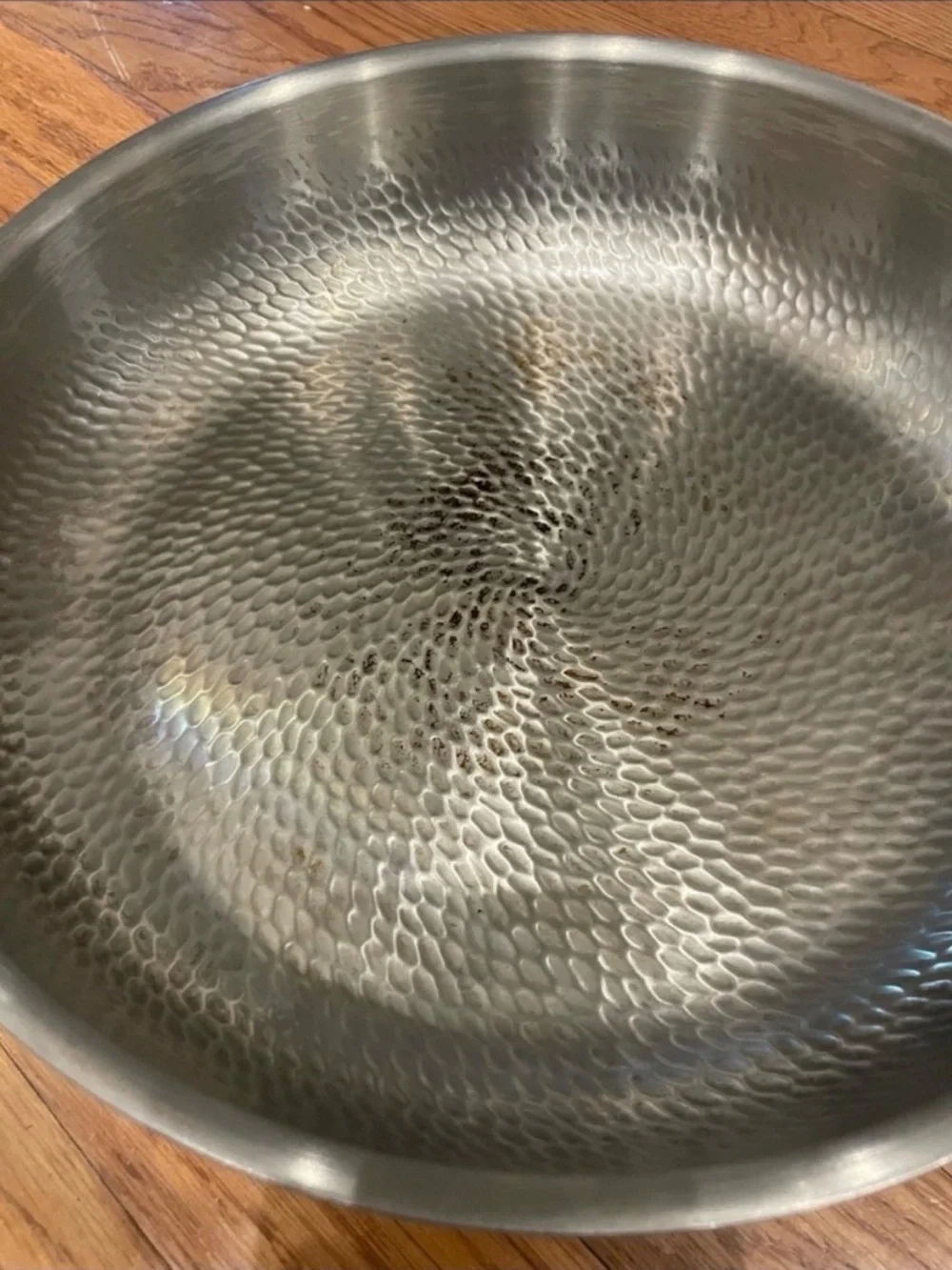 Plateful titanium frying