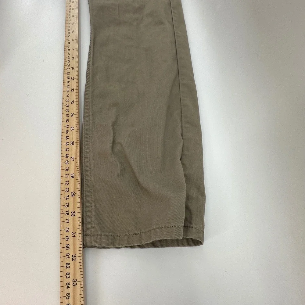 Levis 505 Regular Fit Straight Leg Khaki Tan Pants Mens 36x32 00505-0718 Cotton