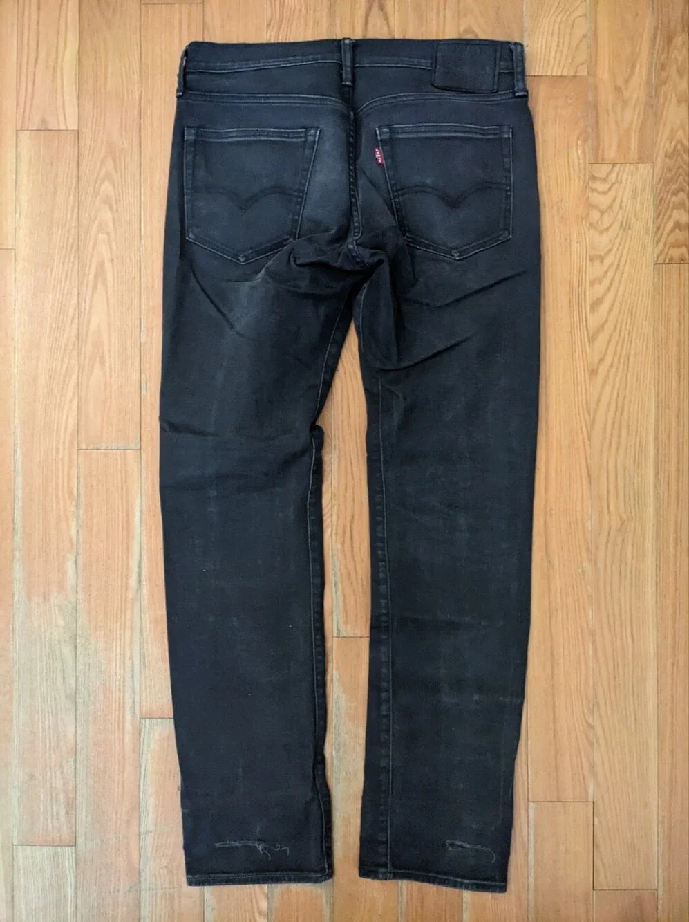 Vintage Levi's Matchstick Skinny Jeans Black 32x32