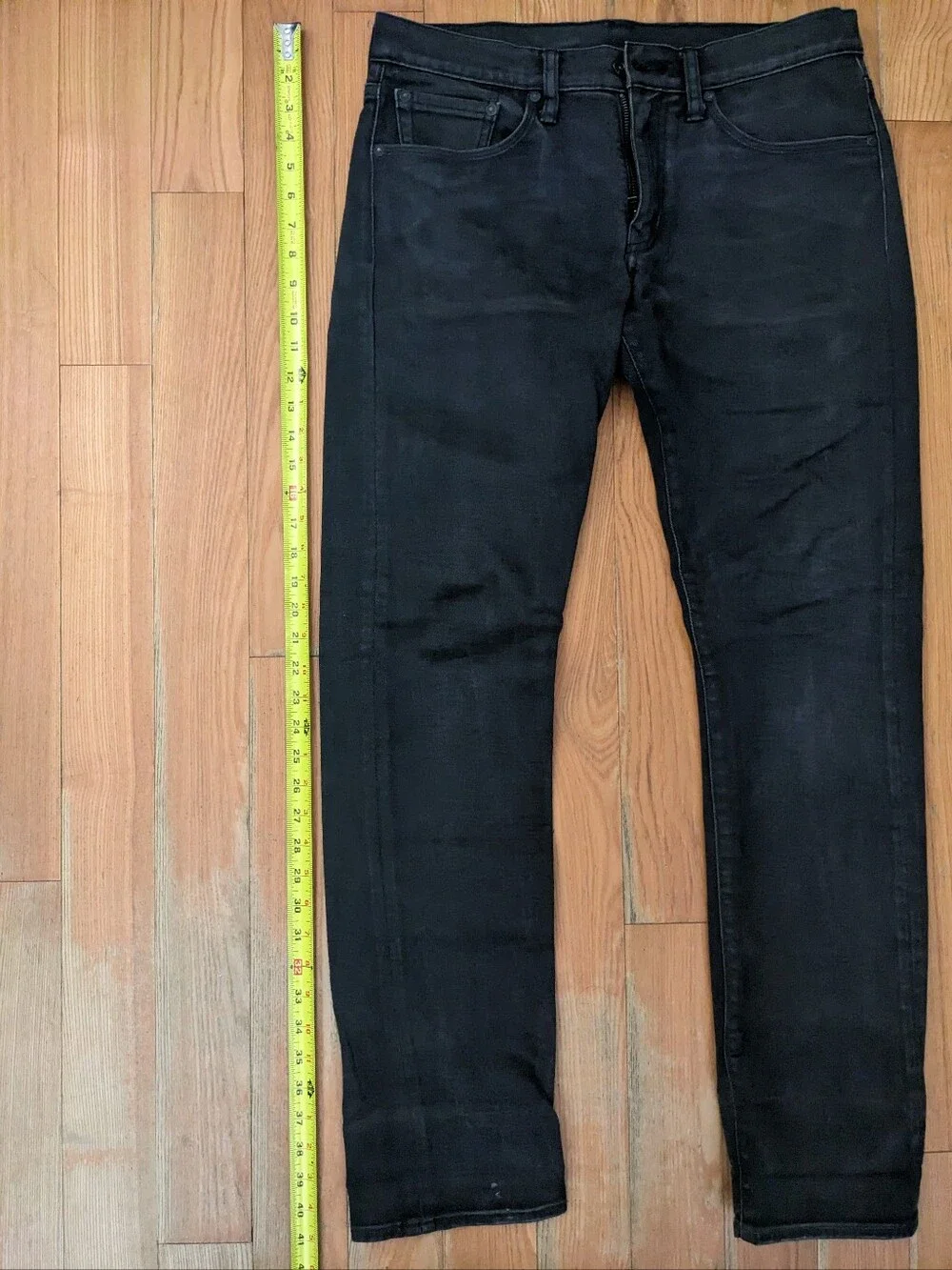 Vintage Levi's Matchstick Skinny Jeans Black 32x32
