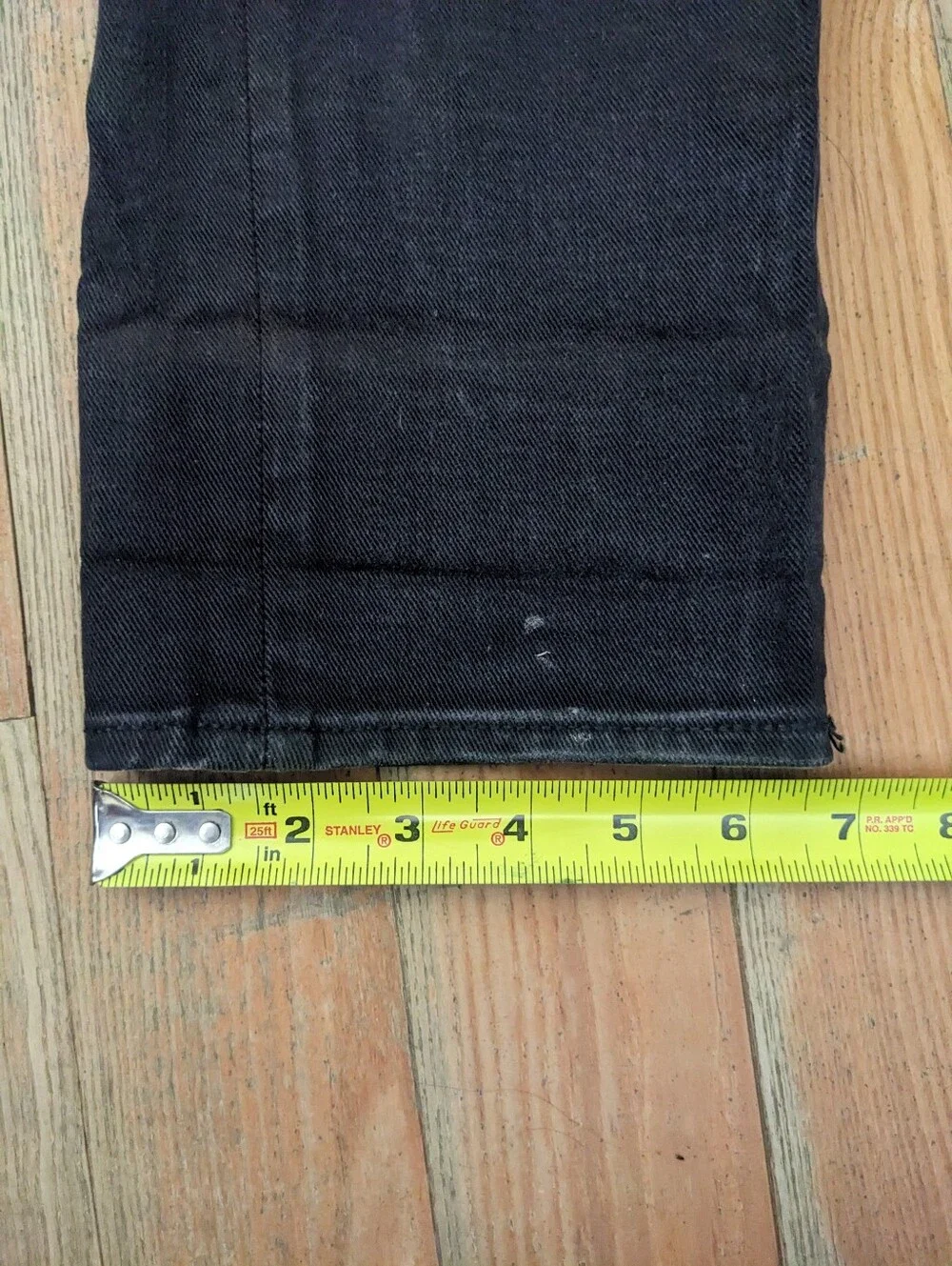 Vintage Levi's Matchstick Skinny Jeans Black 32x32