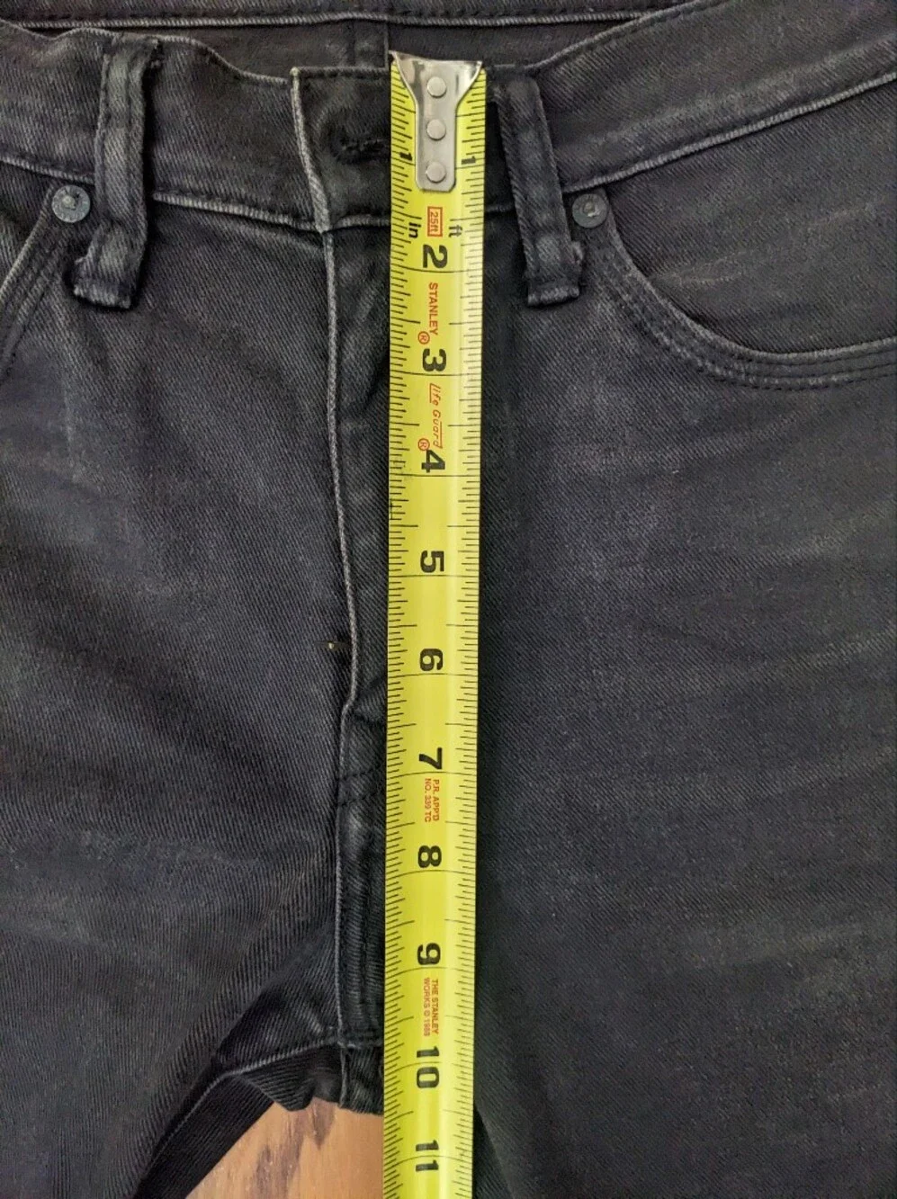 Vintage Levi's Matchstick Skinny Jeans Black 32x32