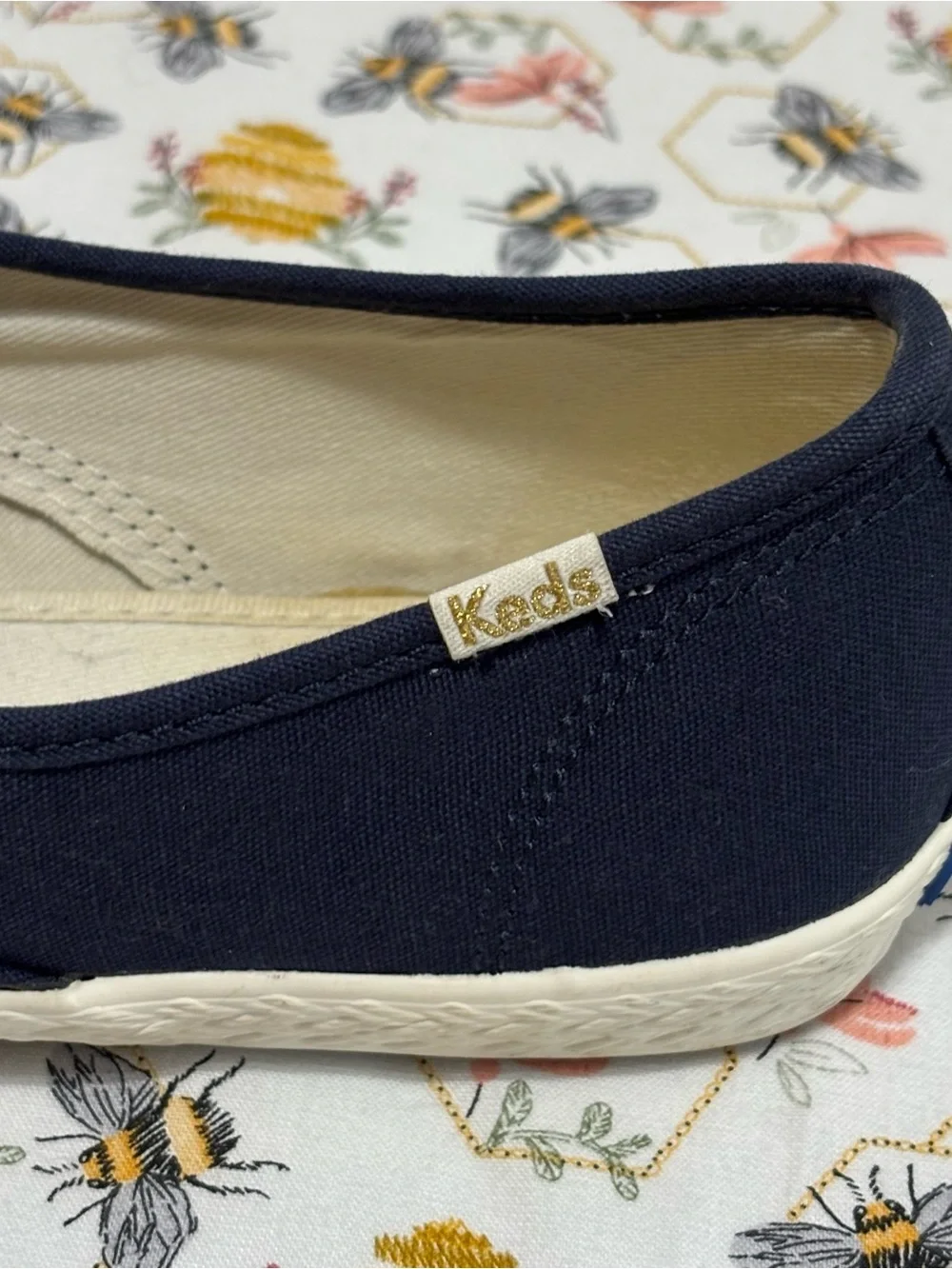 kate spade navy canvas