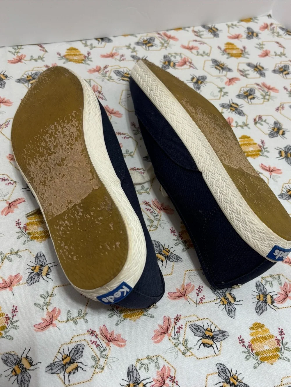 kate spade navy canvas