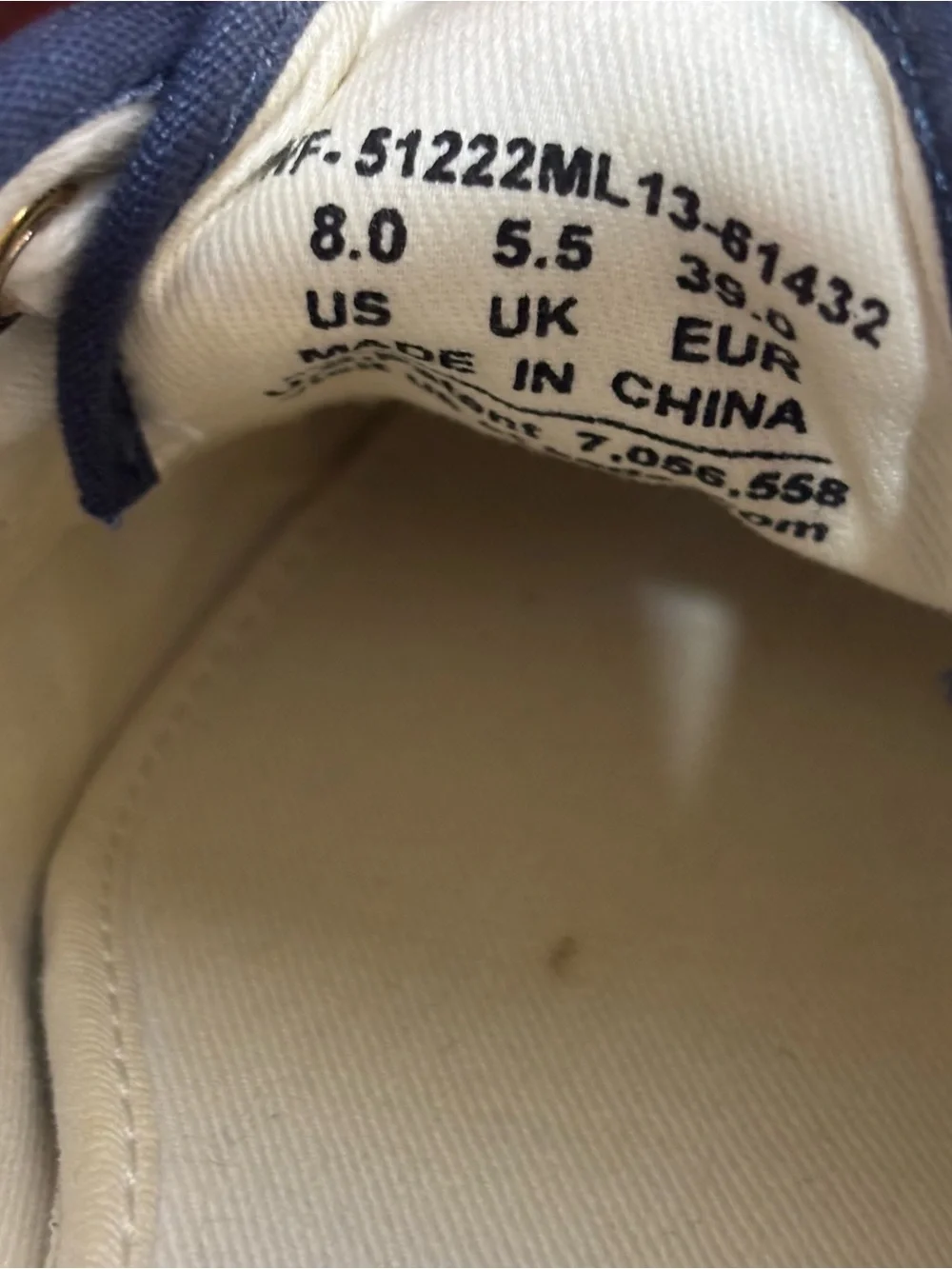 kate spade navy canvas
