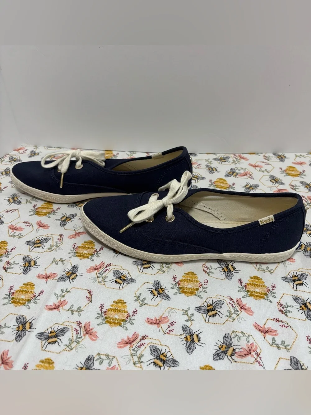 kate spade navy canvas