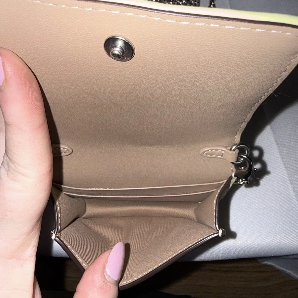 Coach mini wallet