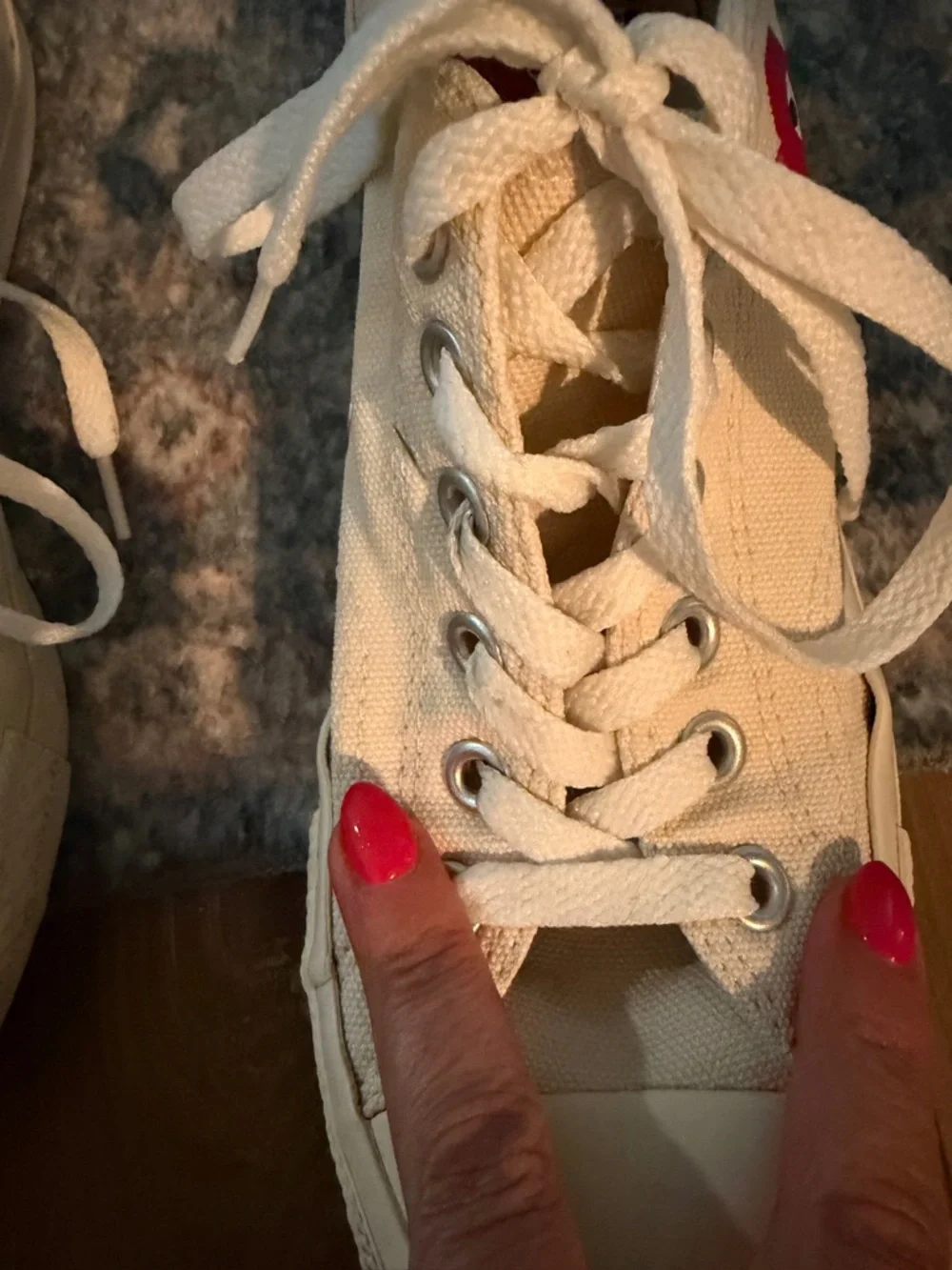 CONVERSE X PLAY COMME DES GARÇONS size 8