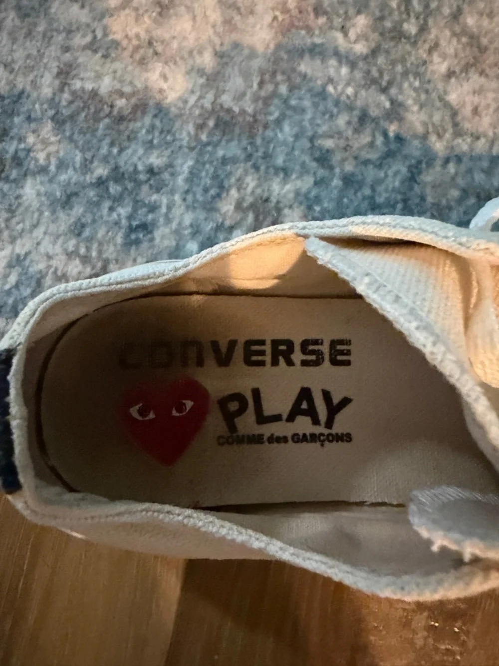 CONVERSE X PLAY COMME DES GARÇONS size 8