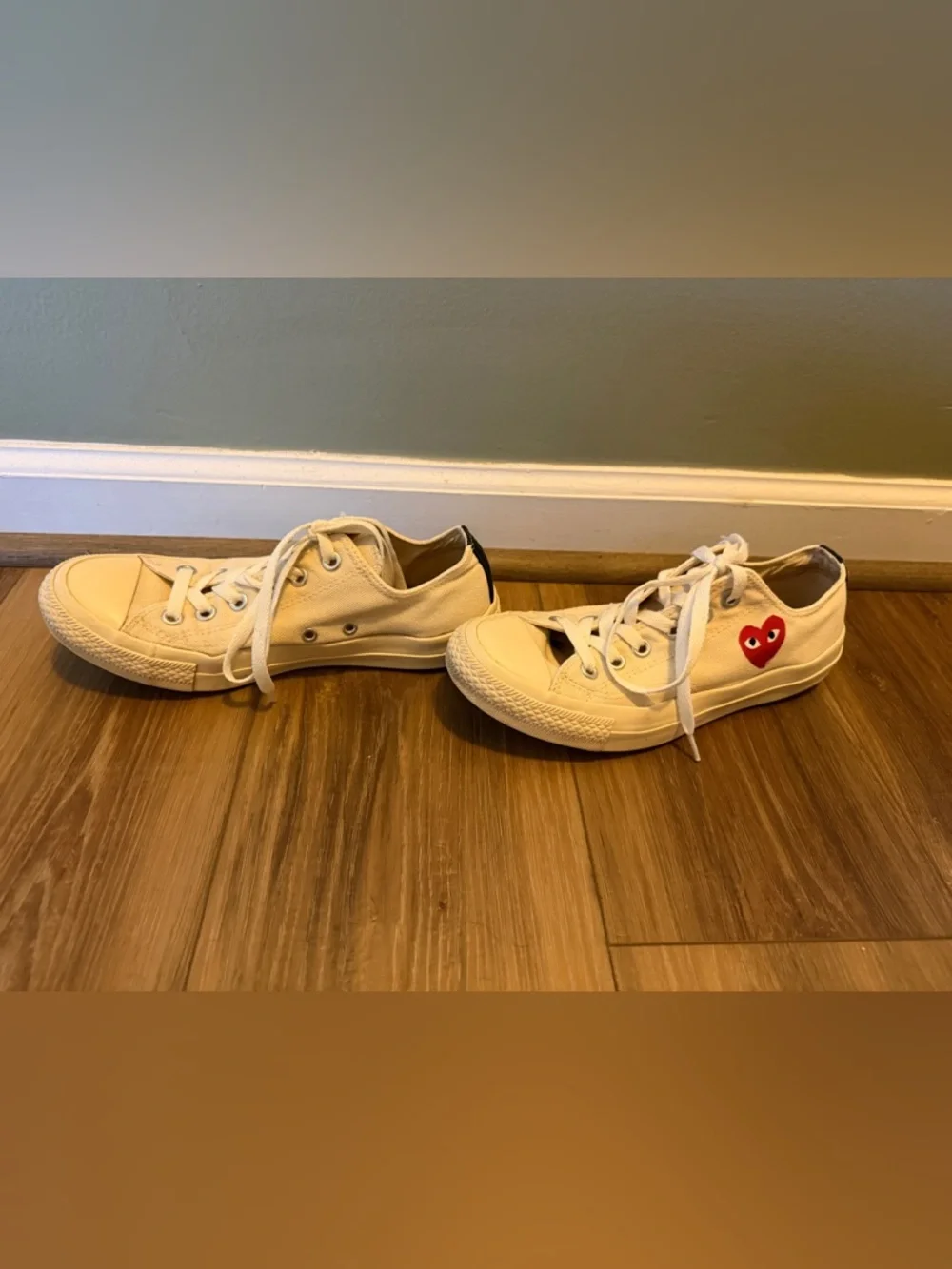 CONVERSE X PLAY COMME DES GARÇONS size 8