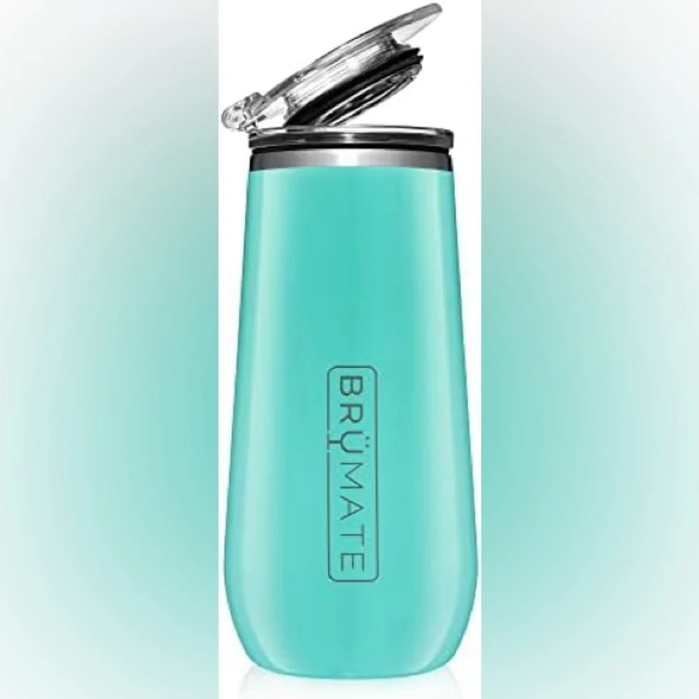 Mate Aqua 12oz Insulated Champagne Flute Stainless Steel – NIB