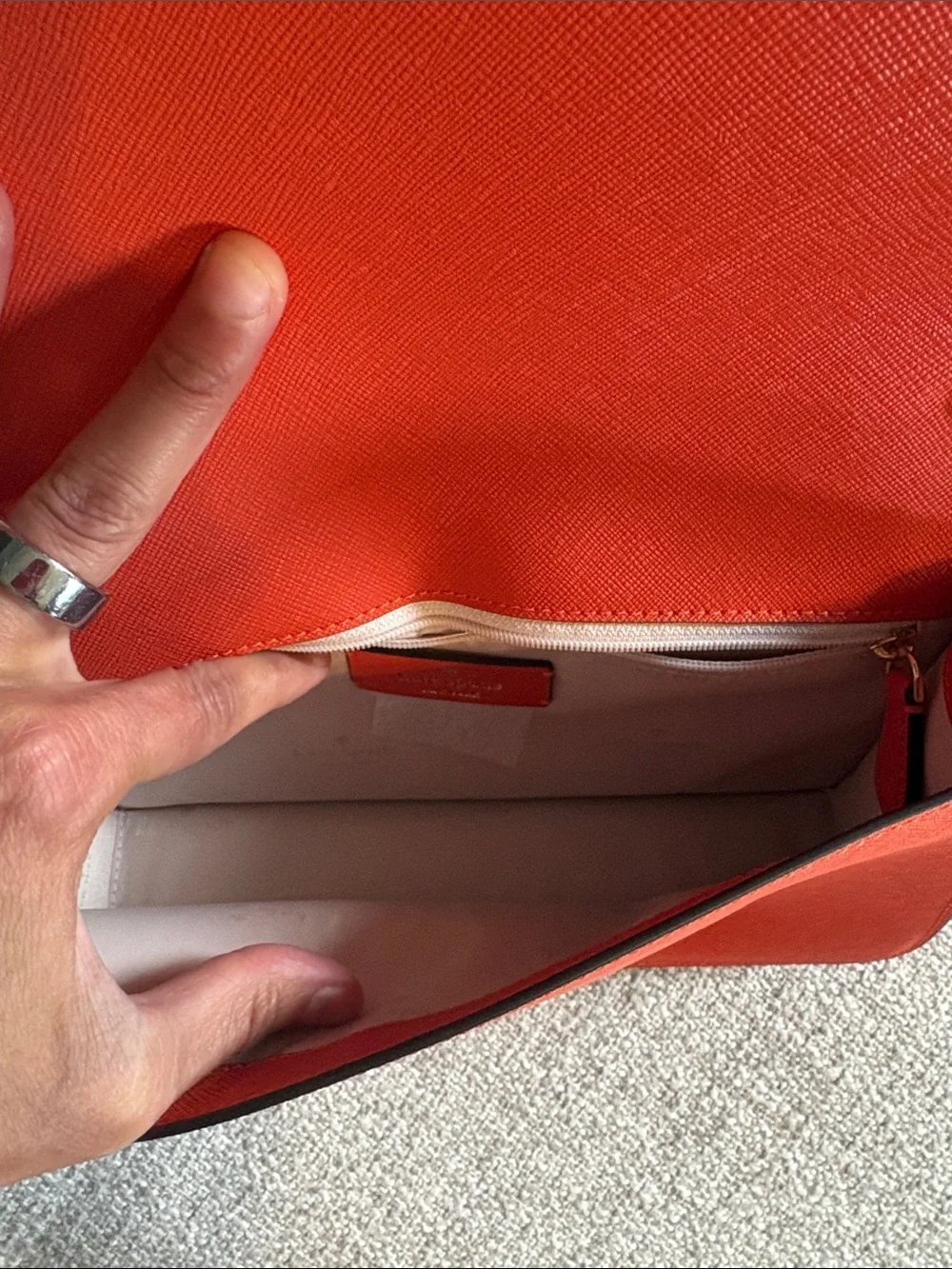 kate spade structured leather