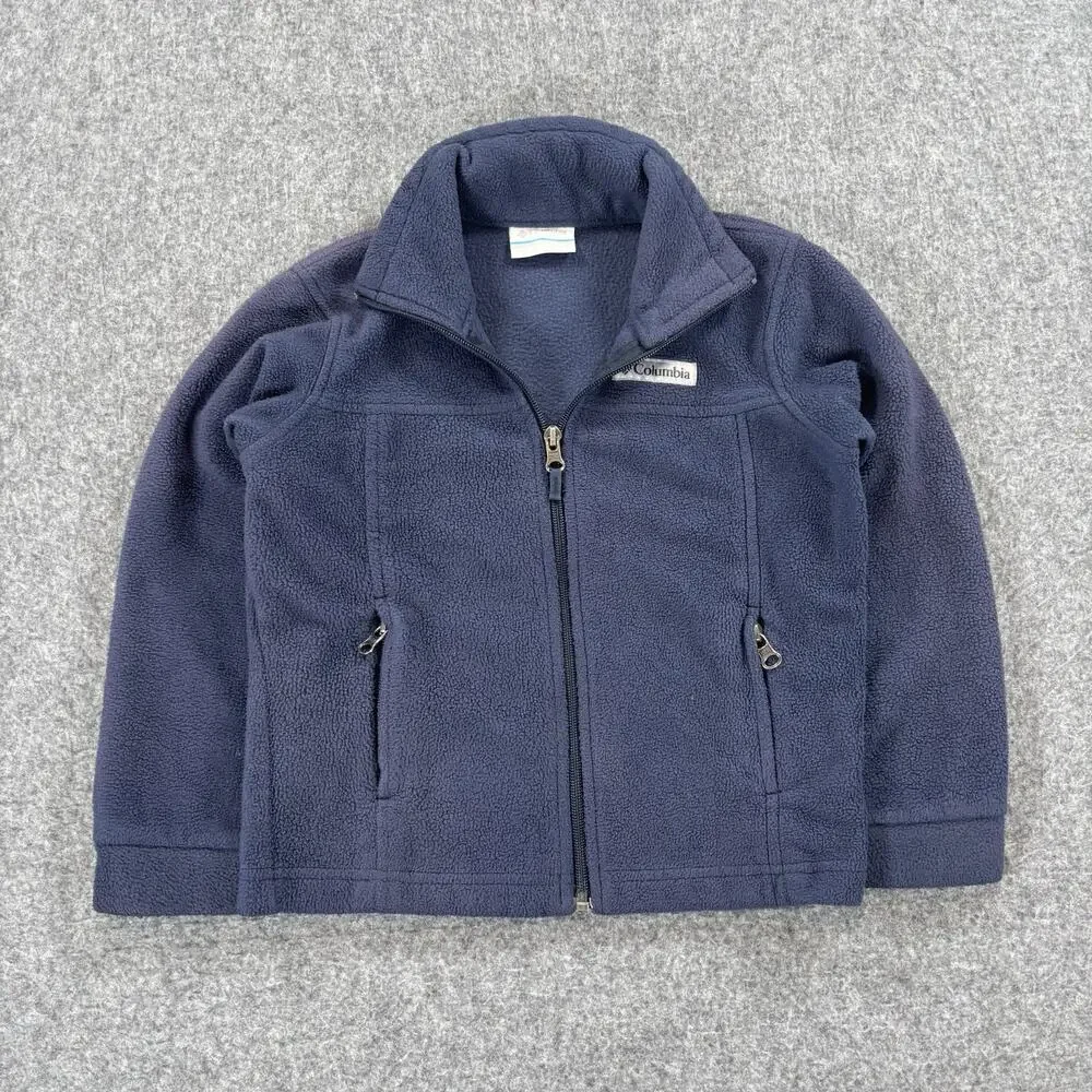 Columbia Boys Steens Mountain II Fleece Jacket WB6760 Navy Blue XXS 4/5