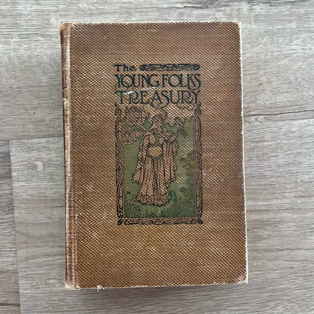 Antique 1917 Book “The Young Folks Treasury”‎ Volume III