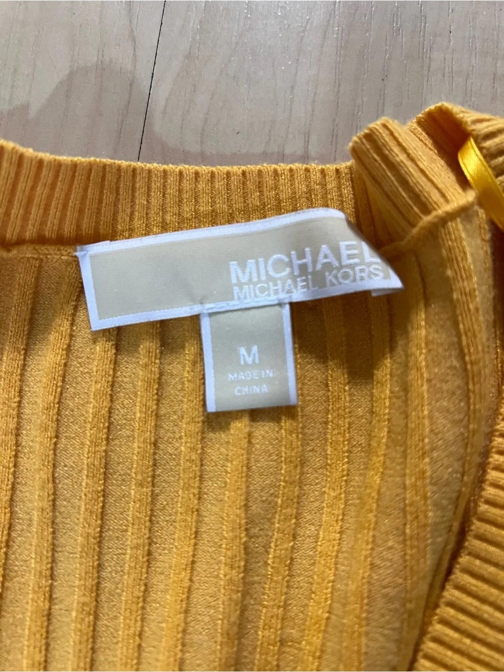 Michael Kors bright mustard