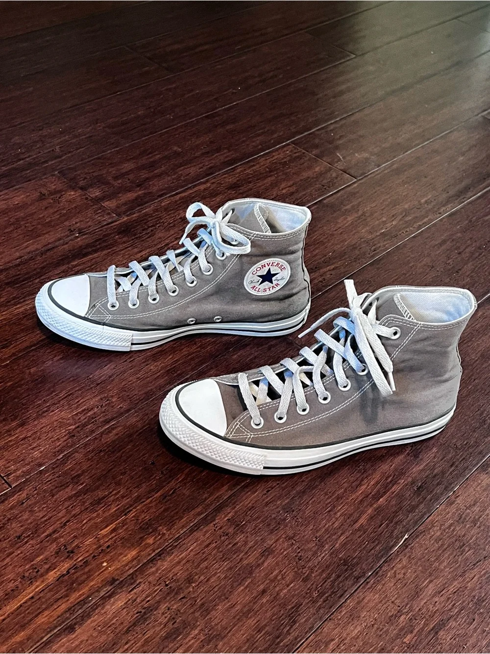 Converse High Top Sneakers in Taupe